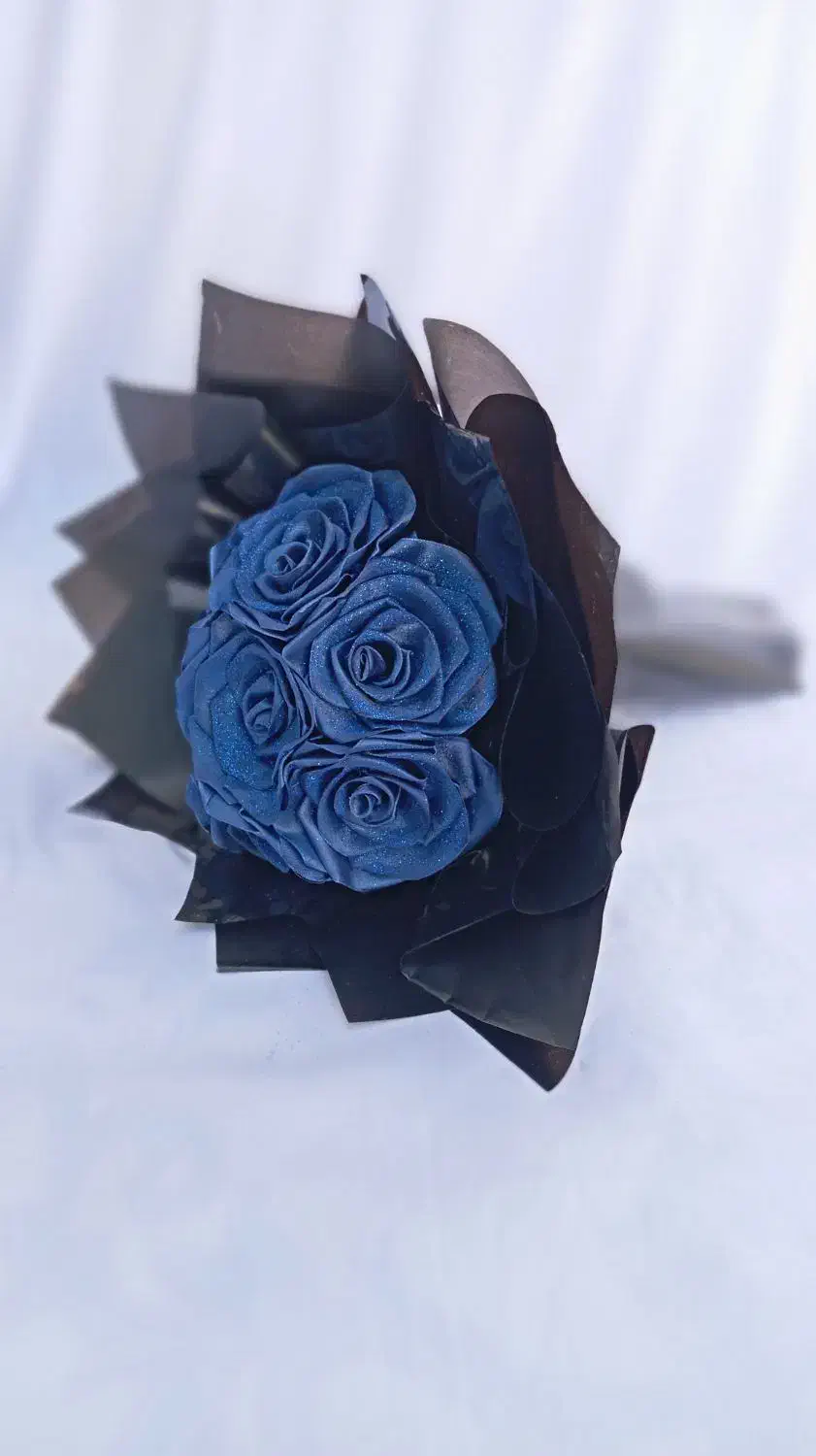 دستگل روبانی ۷ شاخه|صنایع دستی و سایر لوازم تزئینی|سراوان, |دیوار