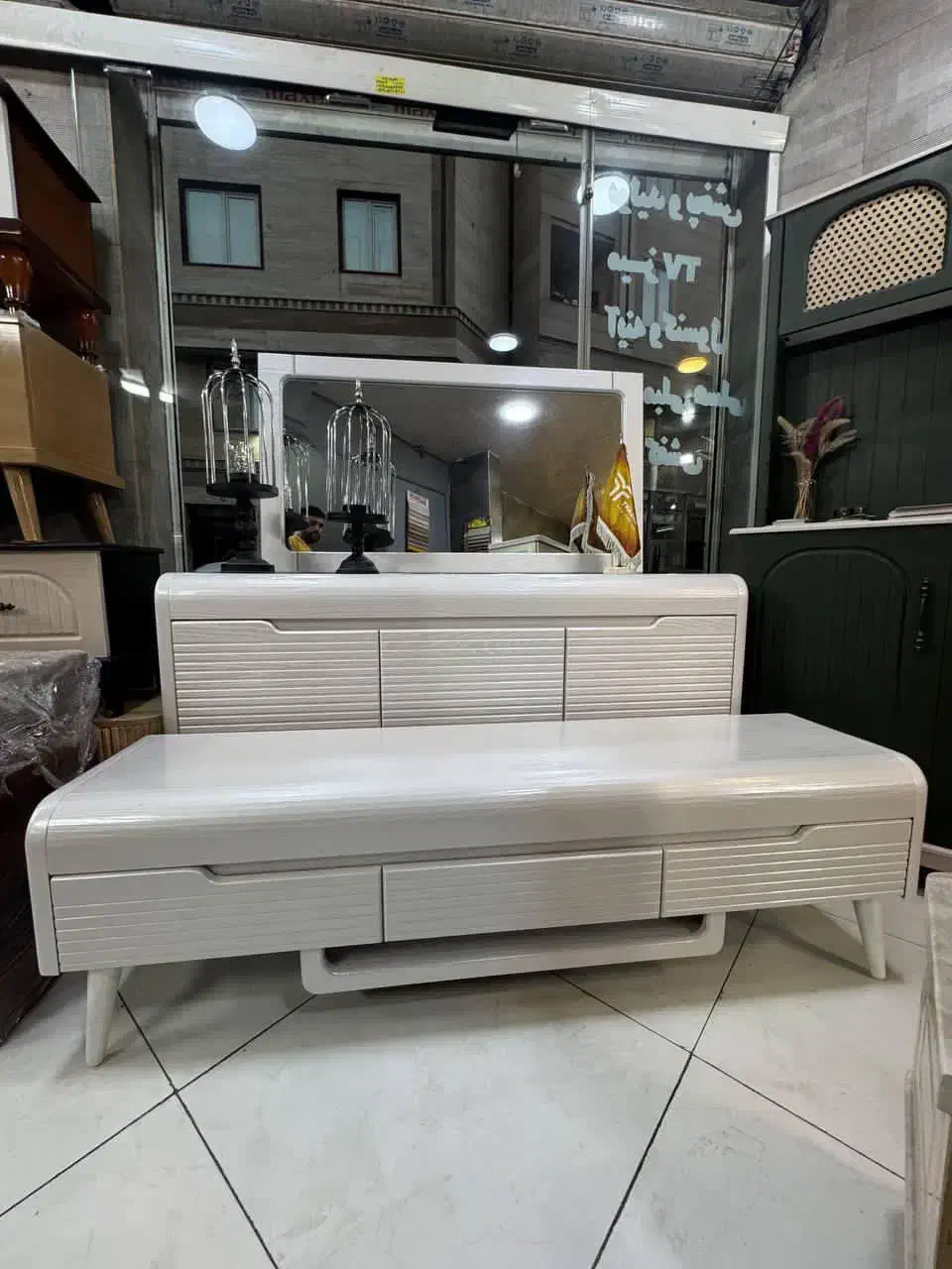 آینه کنسول پرنسس|بوفه، ویترین، کنسول|رشت, دیانتی|دیوار