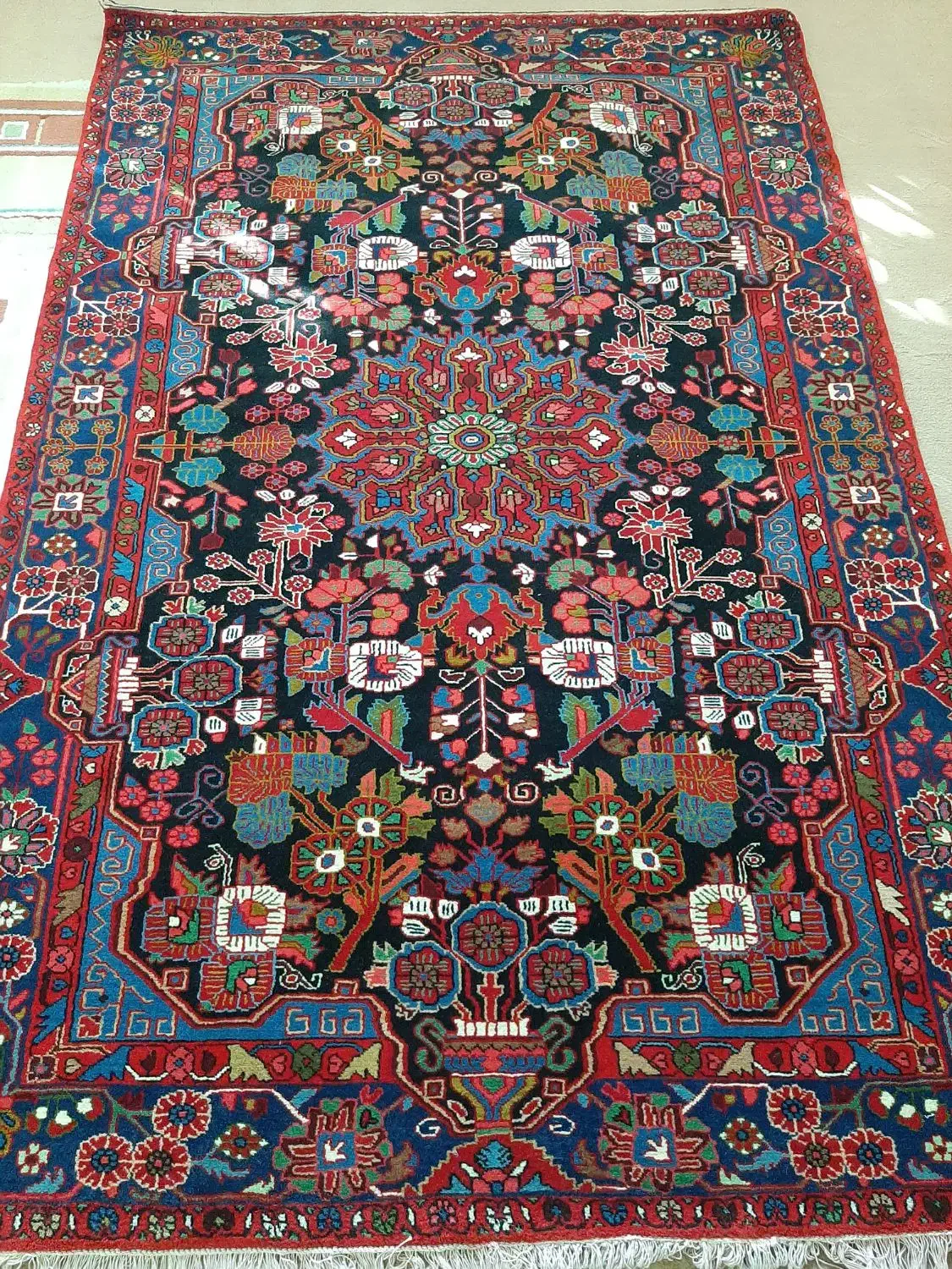 فرش جفت دستباف ، سنتی و رنگ گیاهی|فرش|شهریار, شهریار|دیوار