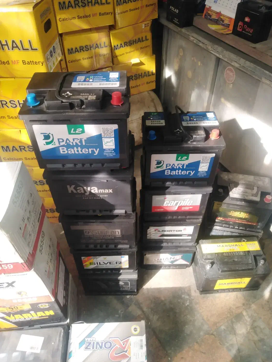 باتری نو به قیمت روز باتری استوک به قیمت پارسال|عمدهفروشی|مشهد, شهید معقول|دیوار