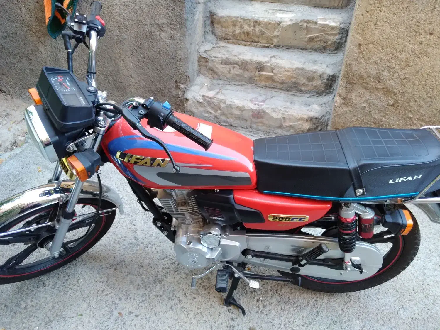 فروش موتور سیکلت لیفان ۲۰۰ استارتی|موتورسیکلت|دهگلان, |دیوار