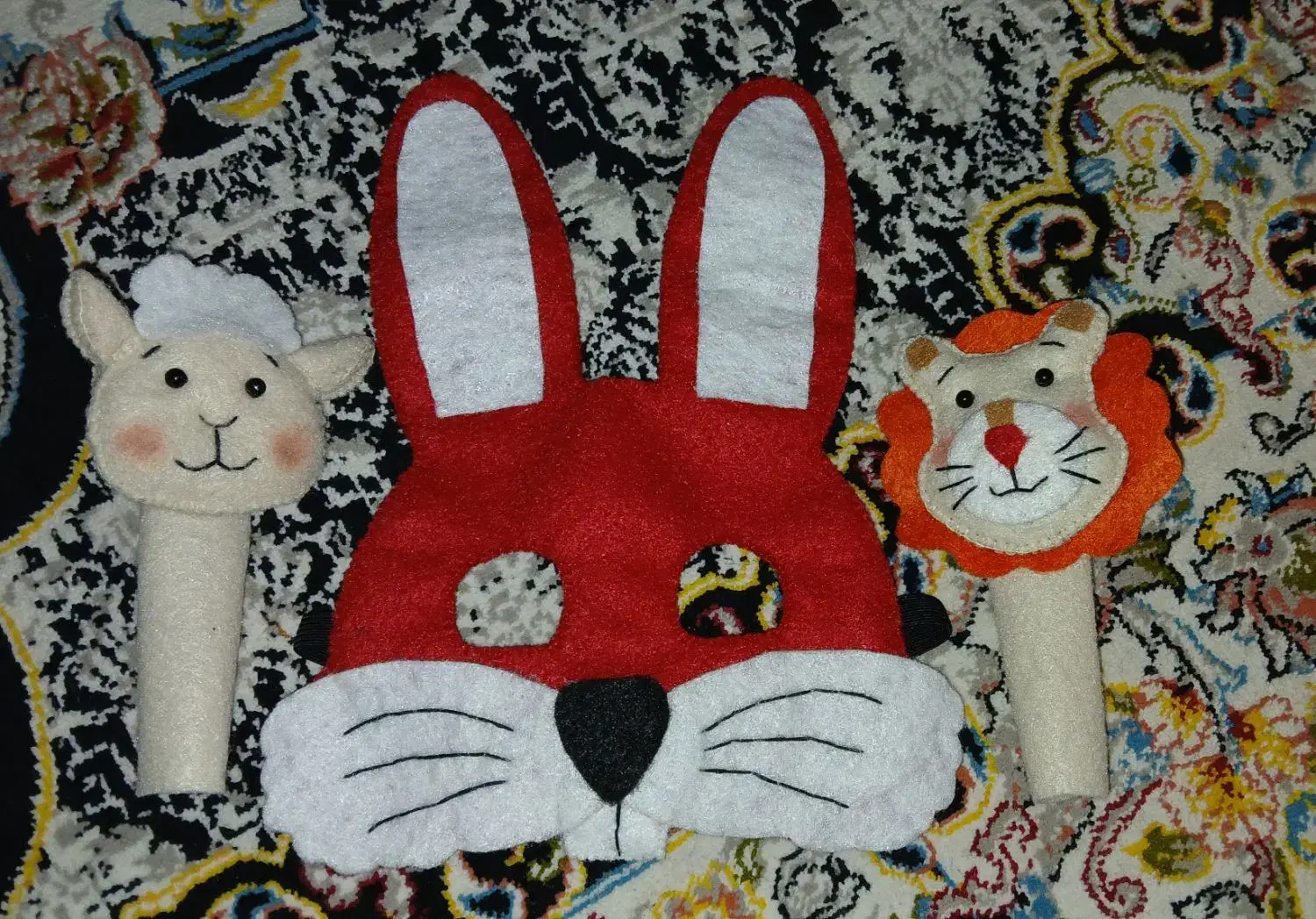 درست کردن وسایل آموزش نمدی و انواع ماسک حیوانات|اسباببازی|قرچک, زیبا شهر|دیوار