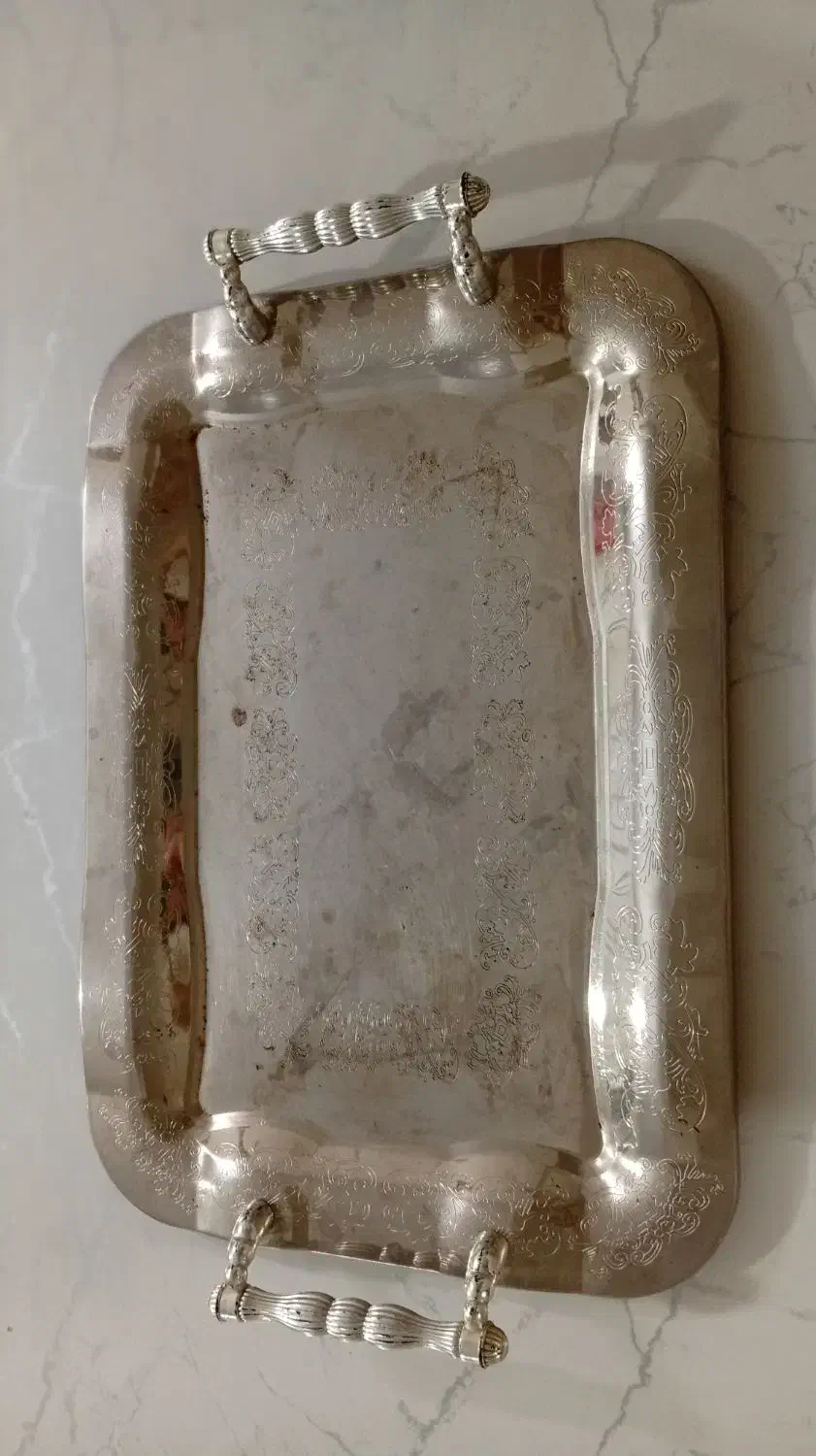 دوعدد سینی کاملاً سالم|ظروف سرو و پذیرایی|پاکدشت, پاکدشت (مامازند)|دیوار