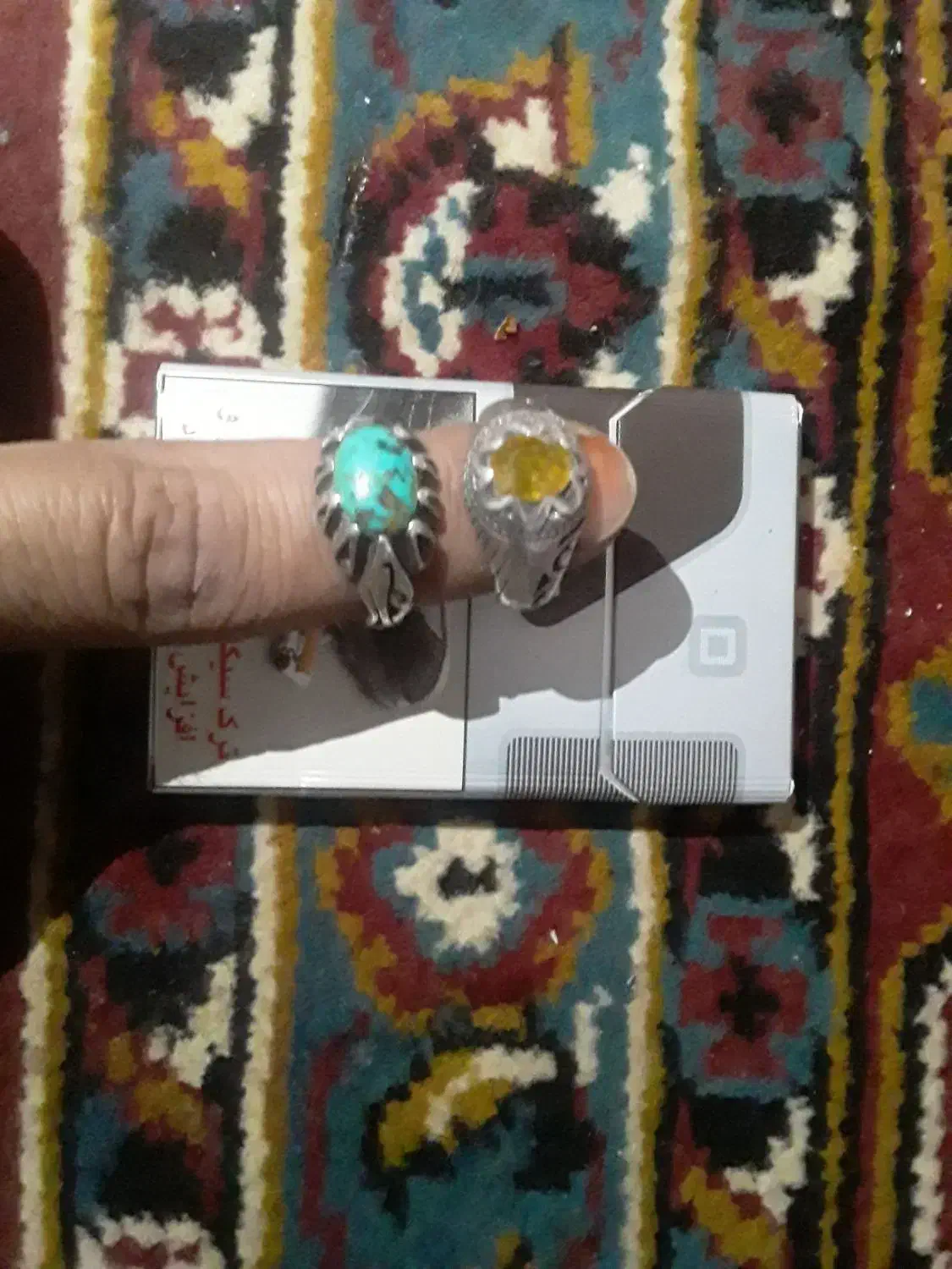 انگشتر نقره|جواهرات|بالا ولایت, |دیوار