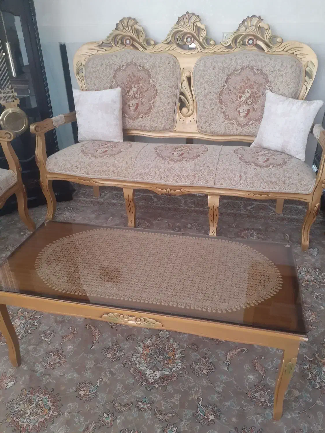 مبلمان ۹نفره|مبلمان خانگی و میز عسلی|کوهدشت, |دیوار