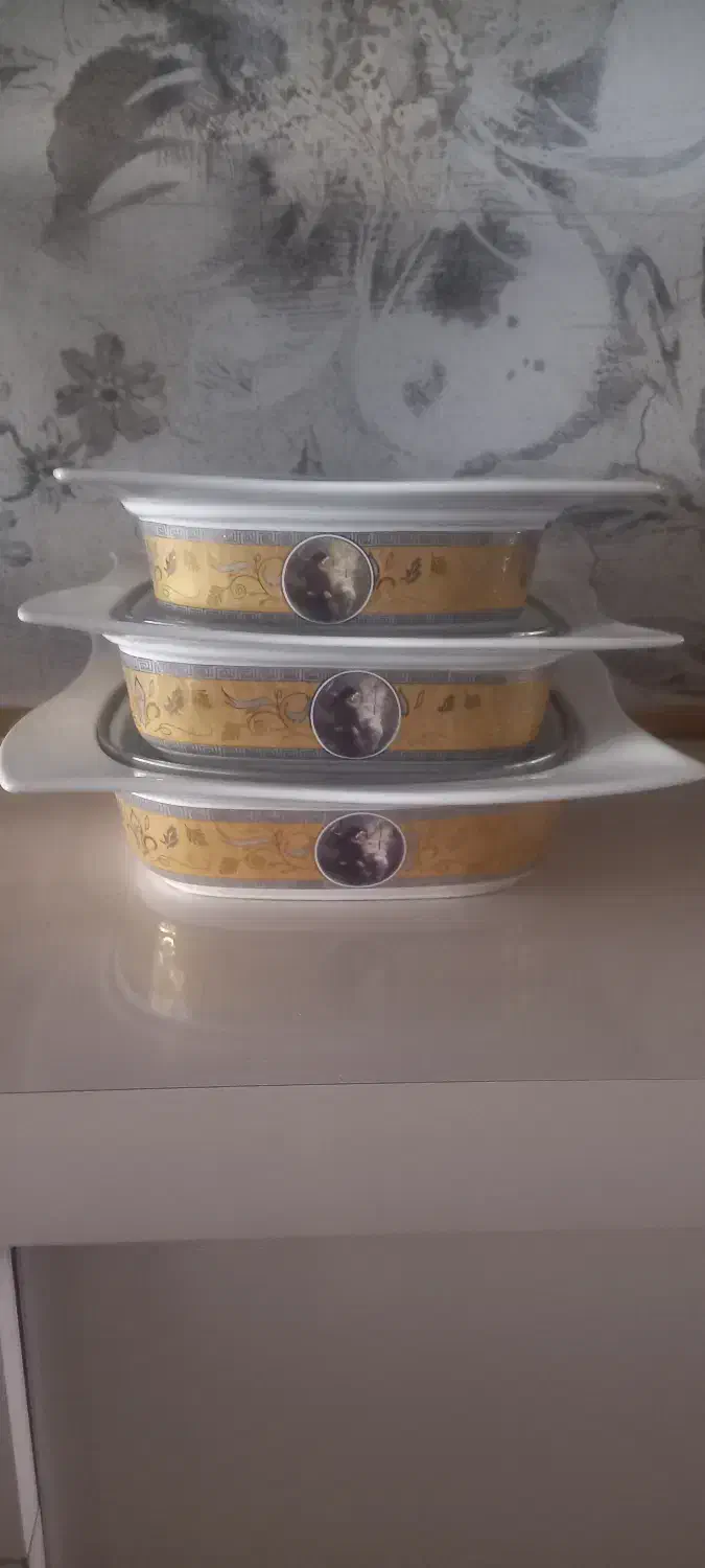 مرغ خوری ۳تیکه|ظروف سرو و پذیرایی|رشت, استادسرا|دیوار