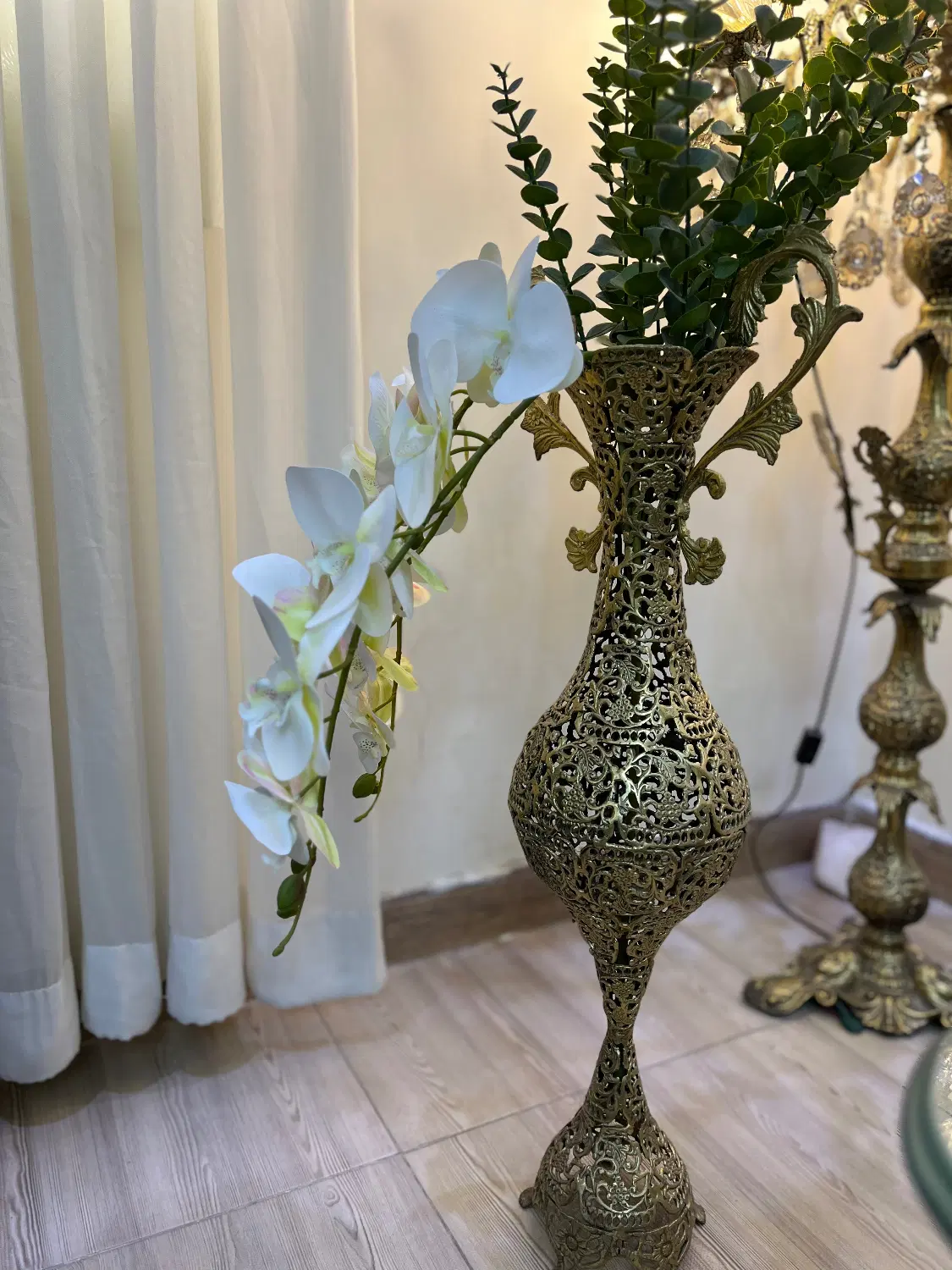 گلدان برنجی|صنایع دستی و سایر لوازم تزئینی|تهران, علایین|دیوار