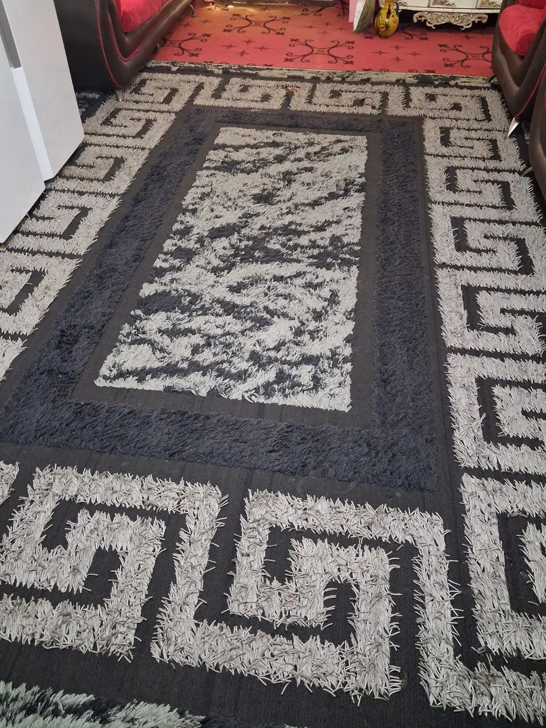 گلیم فرش دوازده متری با موکت دوازده متری قرمز|گلیم، جاجیم، گبه|بندرعباس, |دیوار