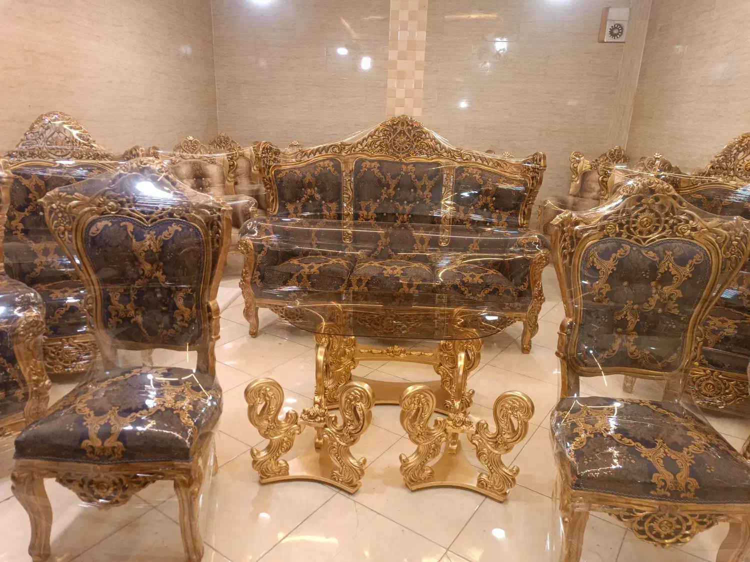 مبل سلطنتی|مبلمان خانگی و میز عسلی|قزوین, |دیوار