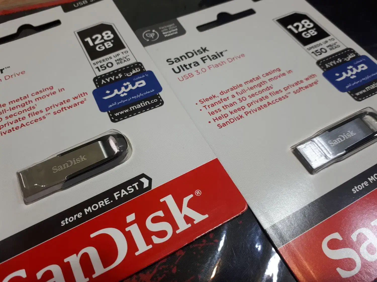 فلش سندیسک 128 گیگ USB3|قطعات و لوازم جانبی رایانه|قم, صفائیه|دیوار