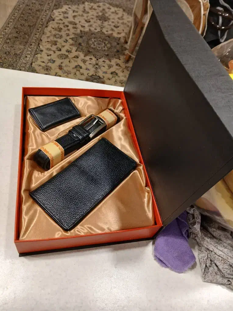 ست کیف و کمربند چرم مناسب هدیه|کیف، کفش، کمربند|تهران, شهران جنوبی|دیوار