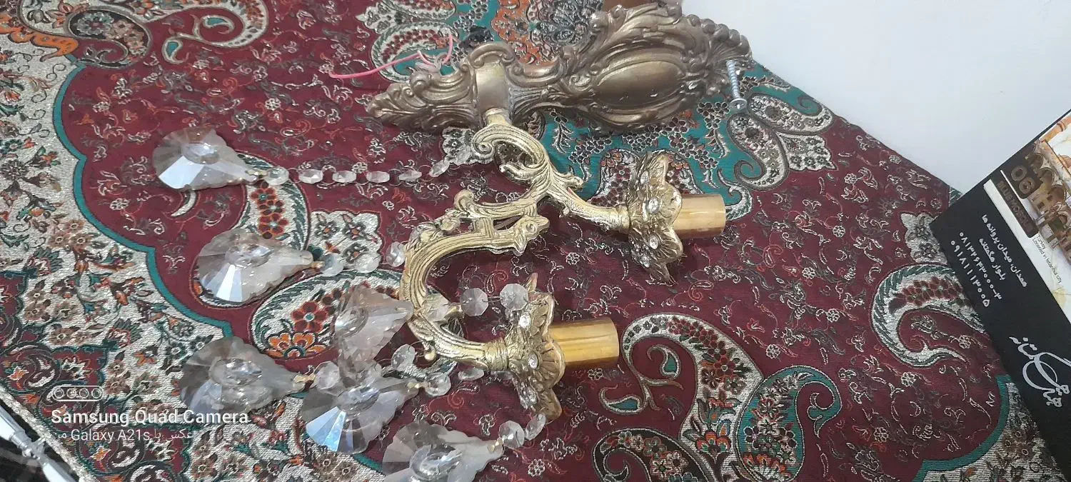 لوستر دیواری برنز|لوستر و چراغ آویز|همدان, |دیوار