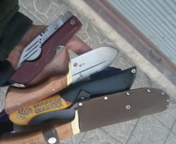 ۴عدد چاقو کار دست  کرنداسل|کوهنوردی و کمپینگ|کرمانشاه, |دیوار