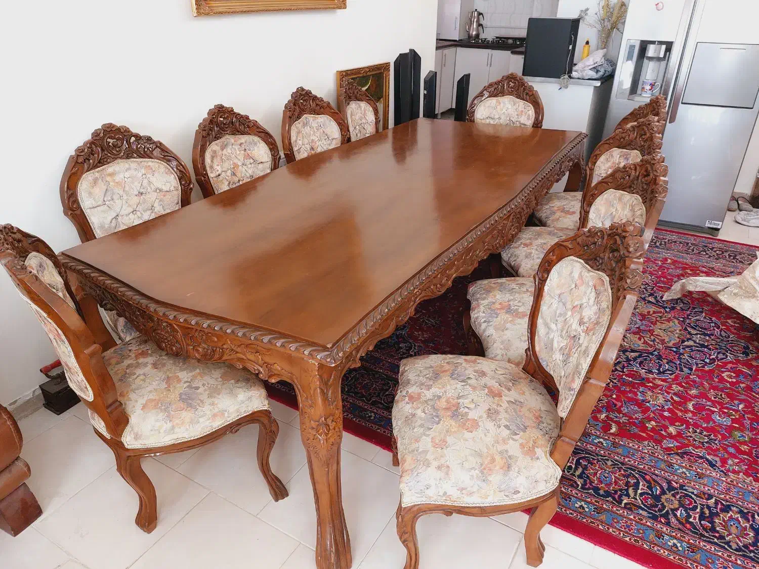 میز ناهارخوری ۱۰ نفره|میز و صندلی غذاخوری|هشتگرد, شهرک گلخانه|دیوار
