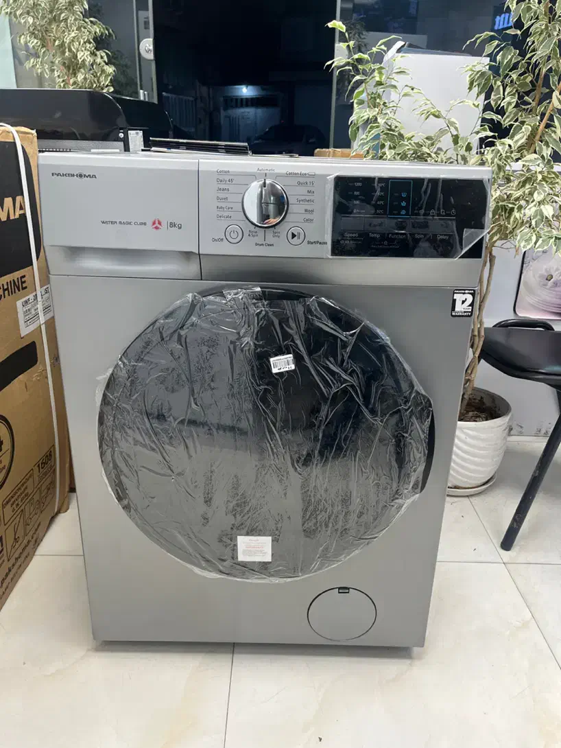 لباسشویی پاکشوما ۸ کیلویی سیلور UWF 20801|ماشین لباسشویی و خشککن لباس|رشت, حاجی آباد|دیوار