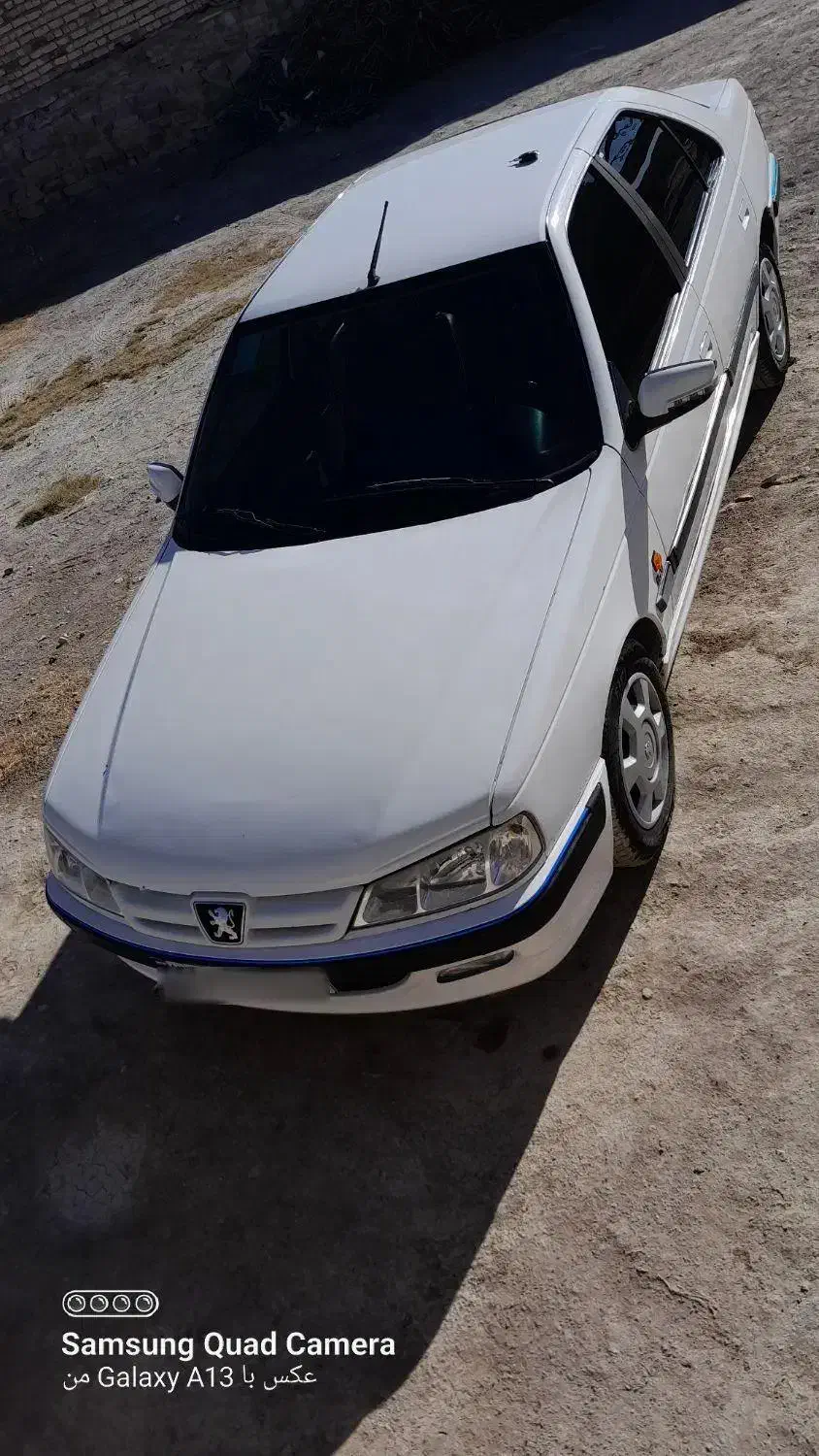 ماشین پارس رنگ سفید|خودرو سواری و وانت|نوبران, |دیوار