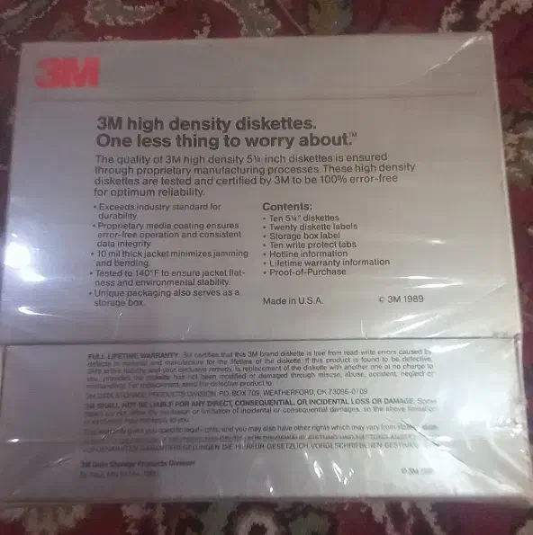 یک بسته فلاپی ۱۰ تایی امریکایی|قطعات و لوازم جانبی رایانه|شهرکرد, |دیوار