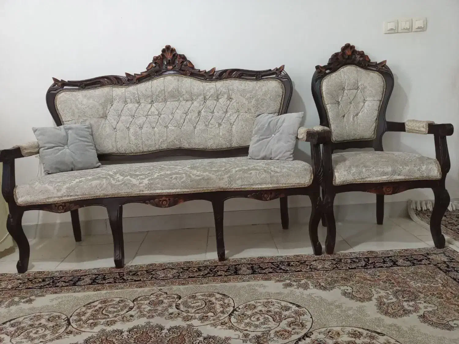 مبل استیل تمیز|مبلمان خانگی و میز عسلی|تویسرکان, |دیوار