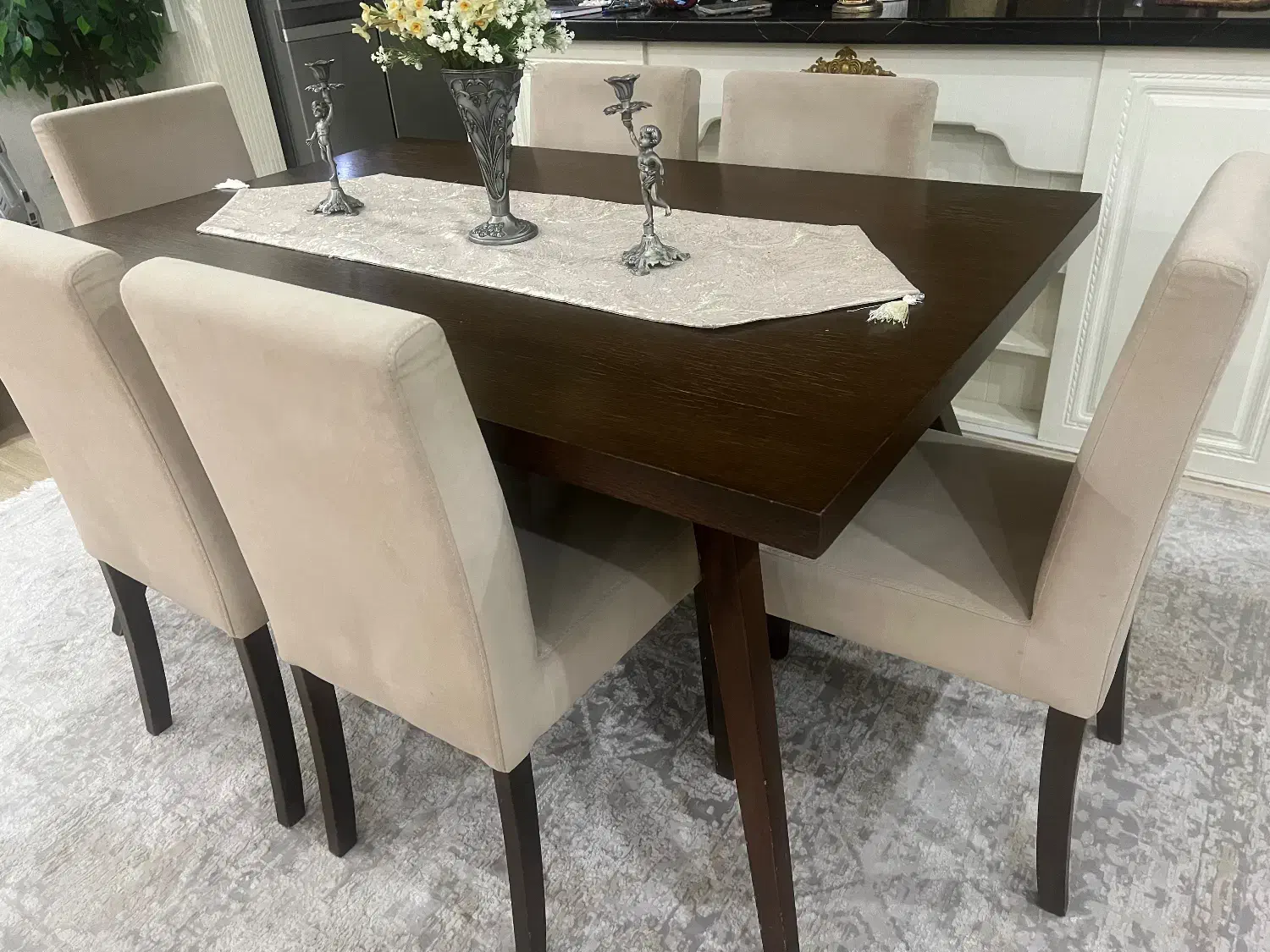 میز ناهار خوری|میز و صندلی غذاخوری|زاهدان, |دیوار