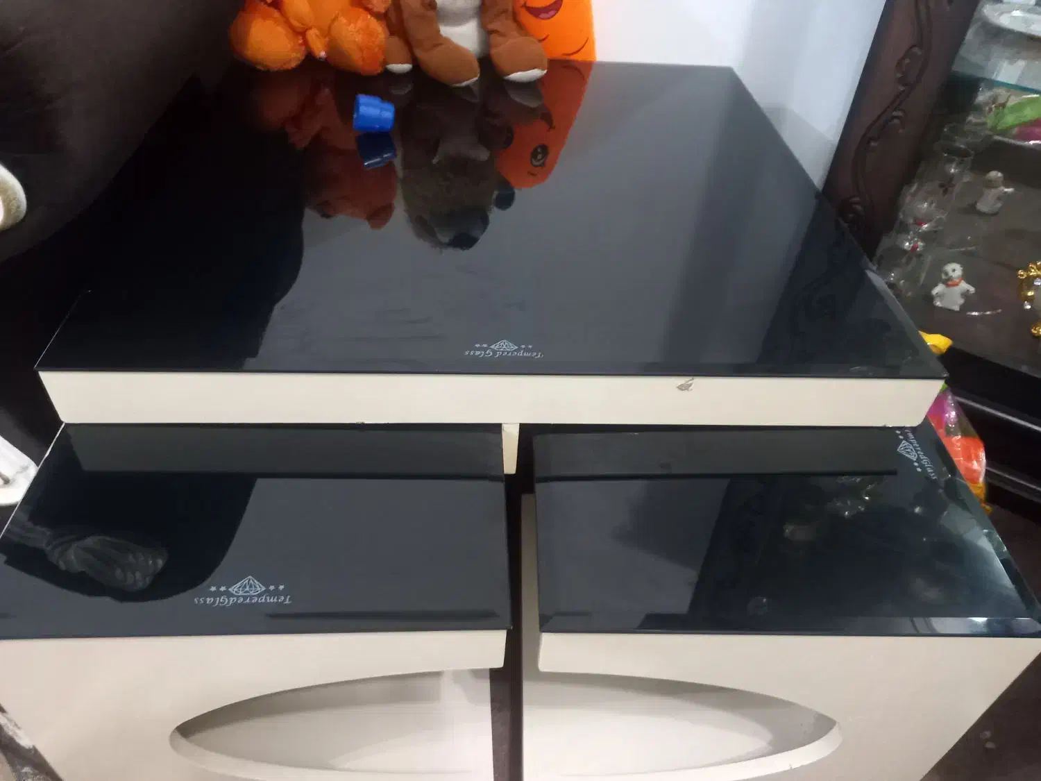 میزعسلی سفید مشکی|مبلمان خانگی و میز عسلی|خمام, |دیوار