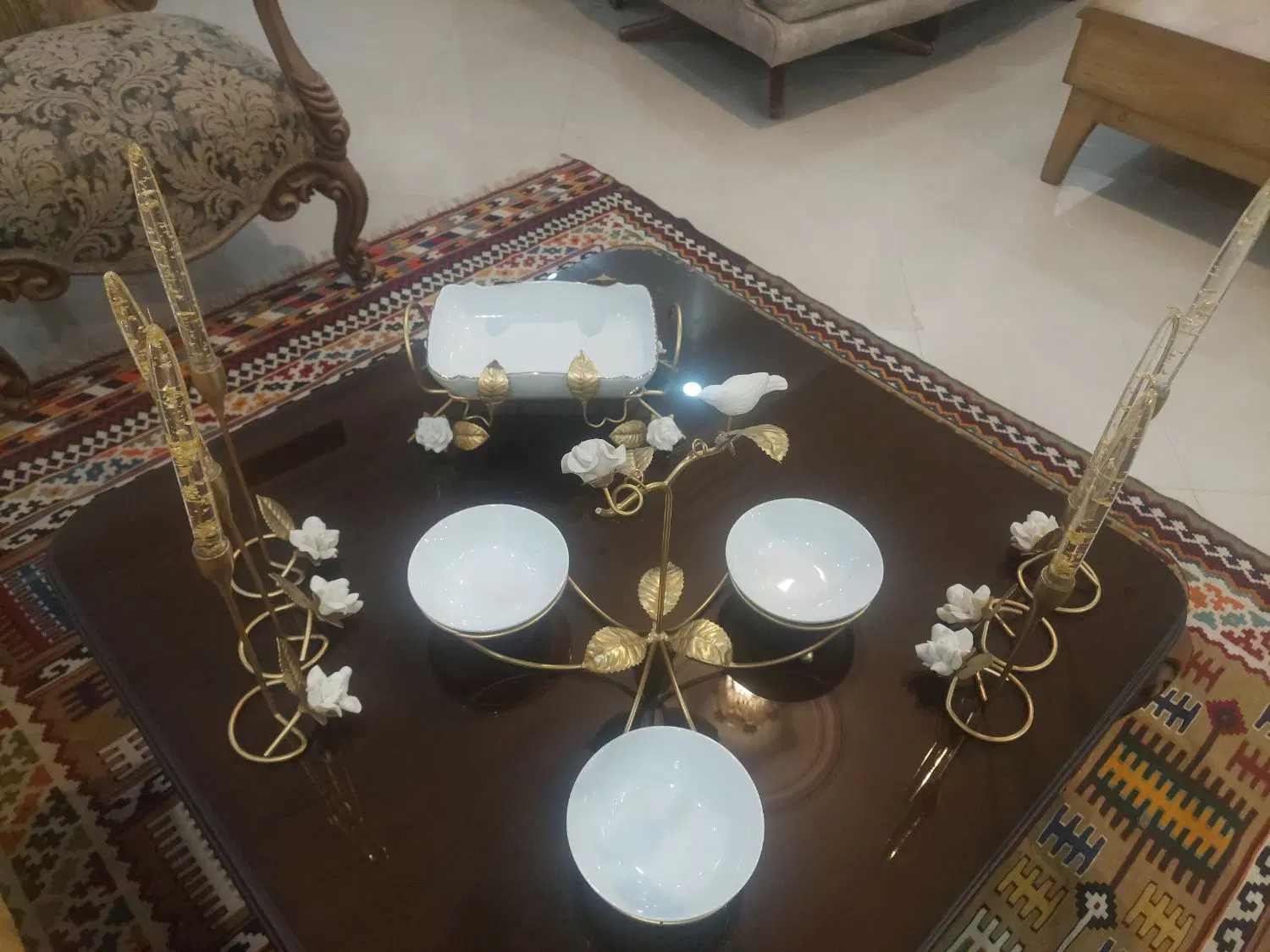 ظروف گل و گنجشک|ظروف سرو و پذیرایی|تهران, سردارجنگل|دیوار