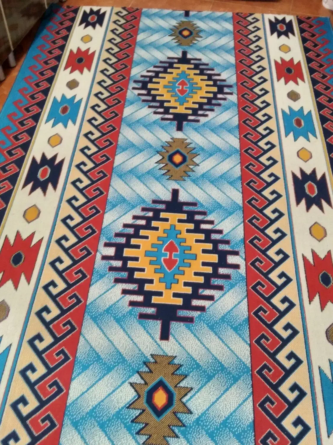 گلیم فرش درحد نو از ۶متر هم بزرگتره|گلیم، جاجیم، گبه|آستانه اشرفیه, |دیوار