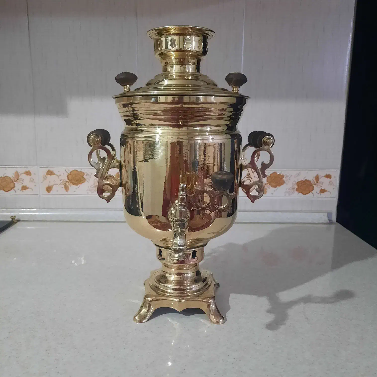 سماور ۳ لیتری روسی|سماور، چای‌ساز، قهوه‌ساز|مراغه, |دیوار