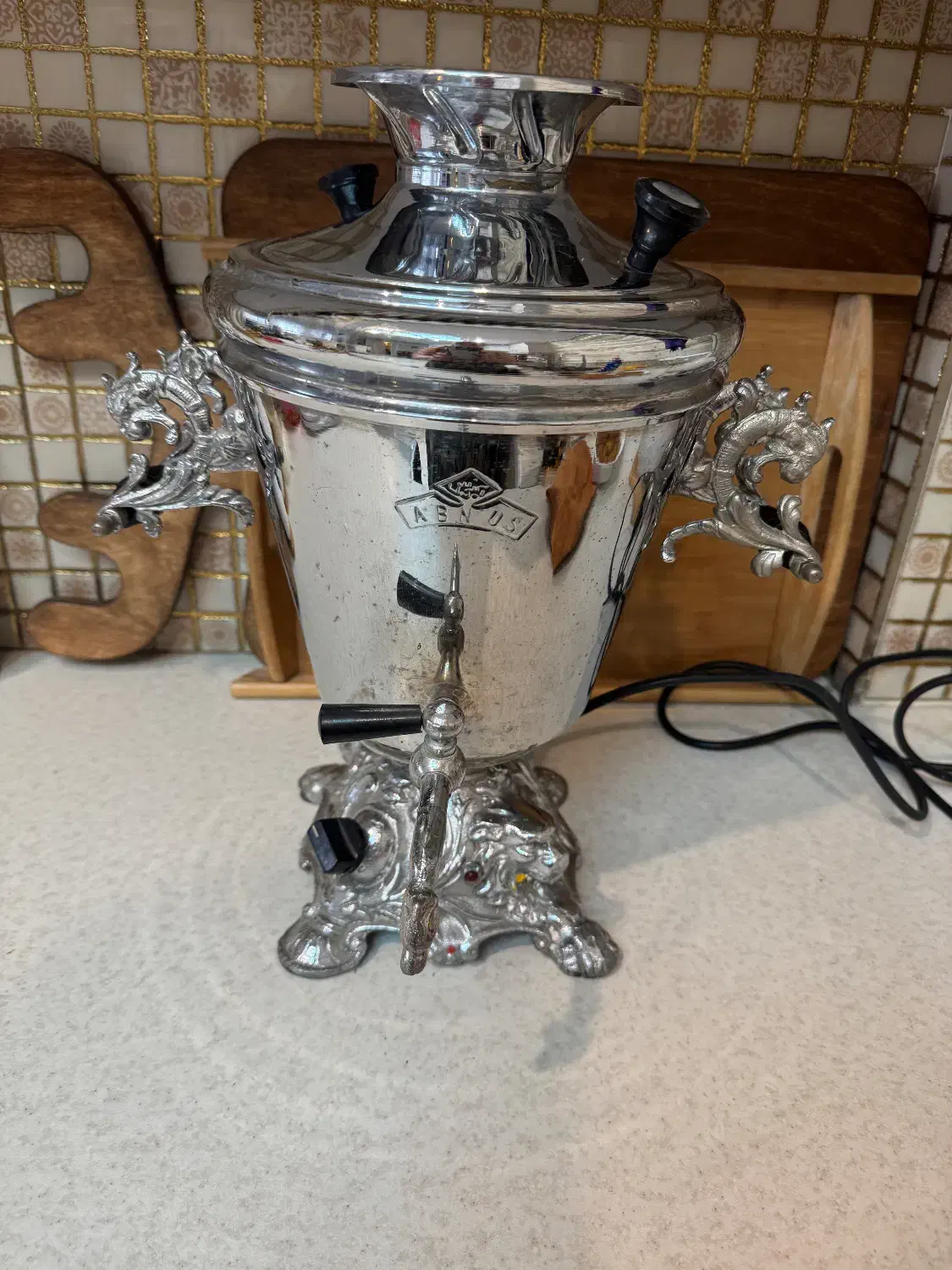 سماور برقی آبنوس|سماور، چایساز، قهوهساز|کرج, مهرویلا شمالی|دیوار