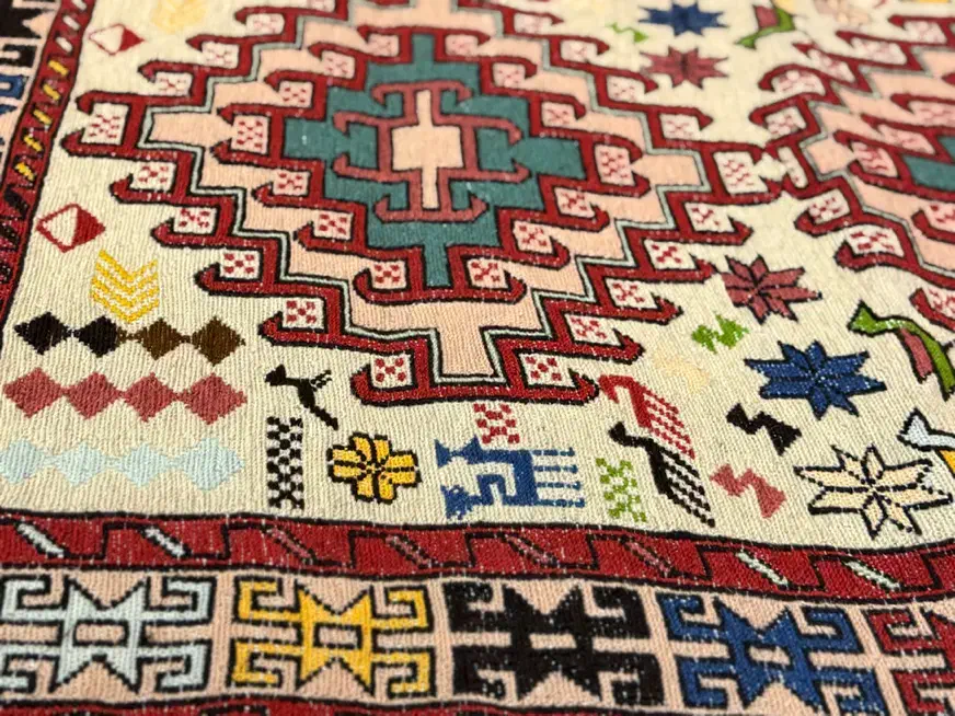 گلیم دستباف (۱۱۰ در ۸۰)|گلیم، جاجیم، گبه|تهران, زعفرانیه|دیوار