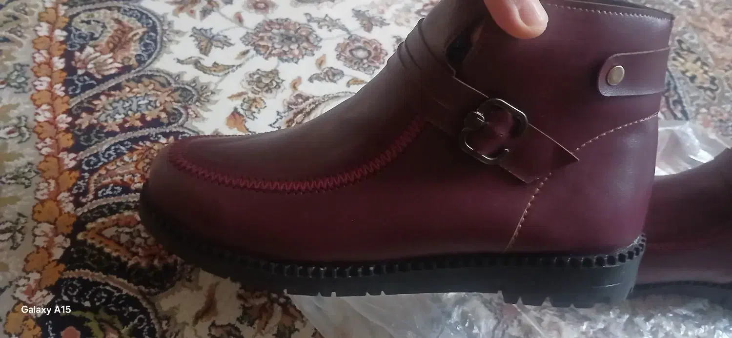 نیم بوت زنانه چرم مصنوعی|کیف، کفش، کمربند|مرند, |دیوار