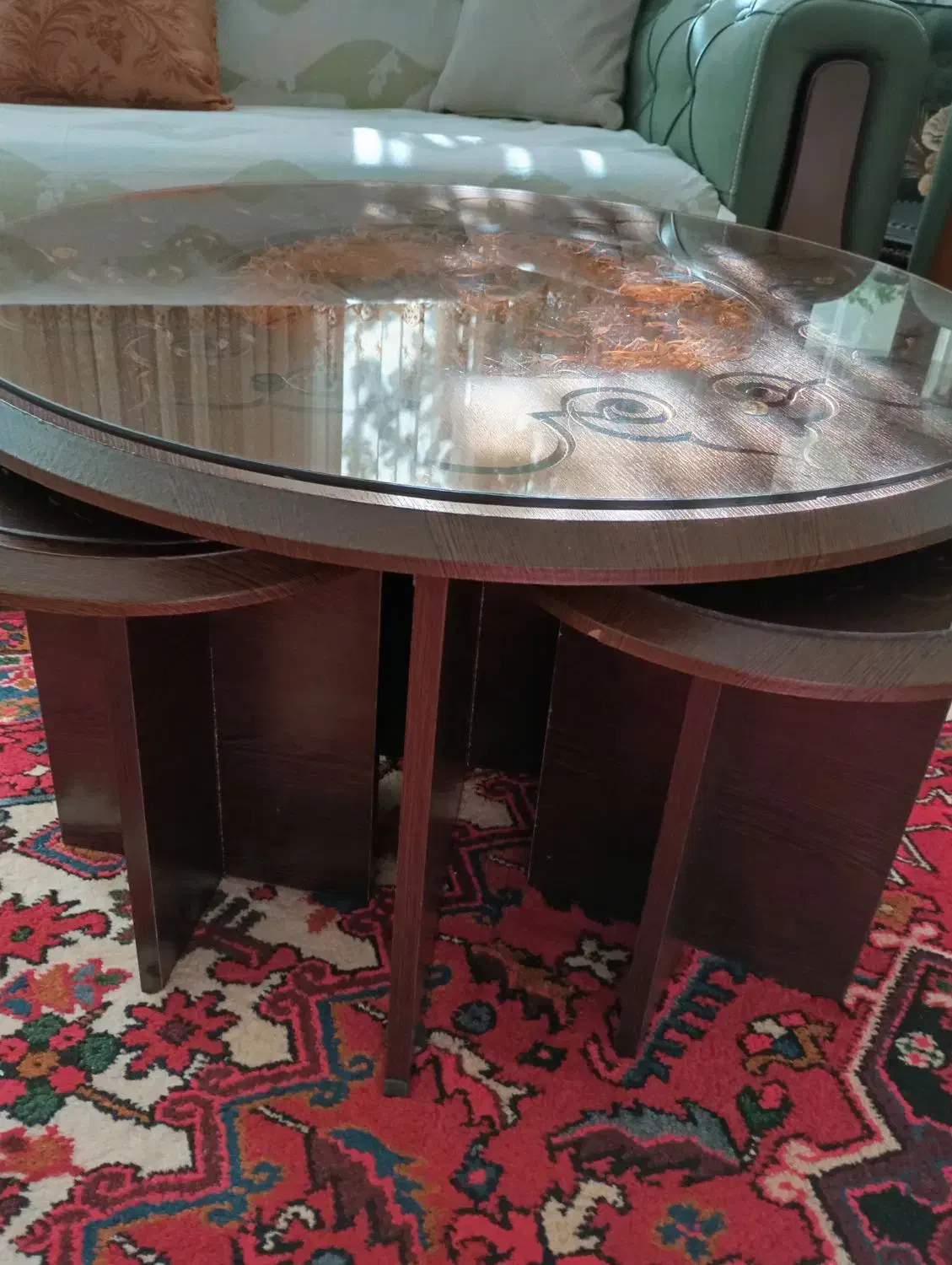 میز جلو مبلی پنج عدد|مبلمان خانگی و میز عسلی|تبریز, |دیوار