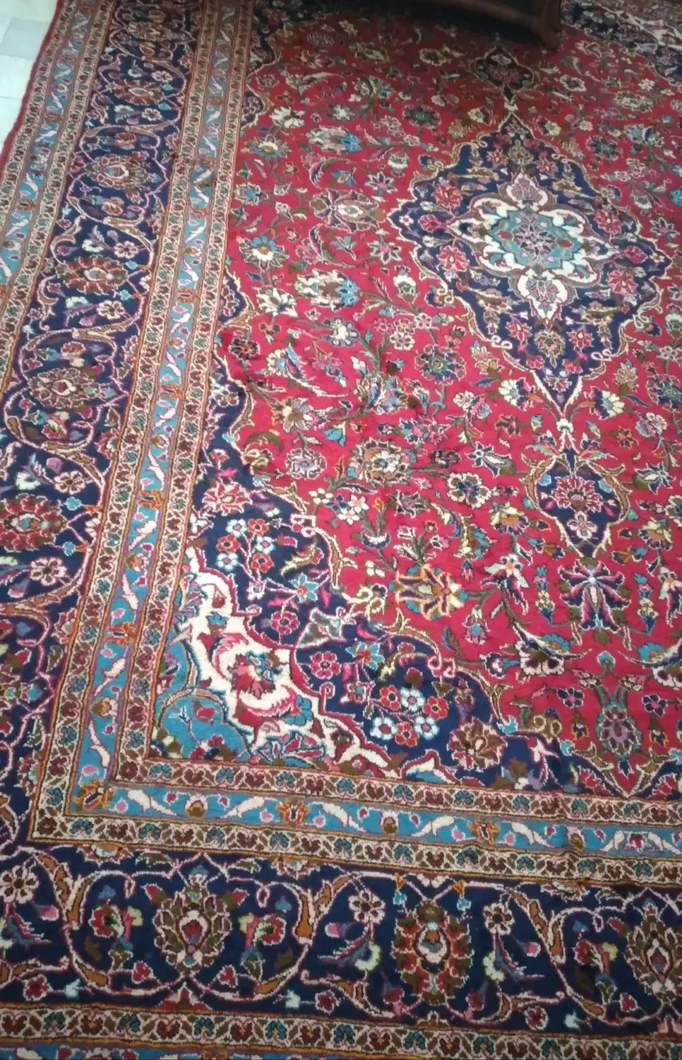 فرش دستبافت دو تخته ۱۲ متری|فرش|کرمانشاه, |دیوار