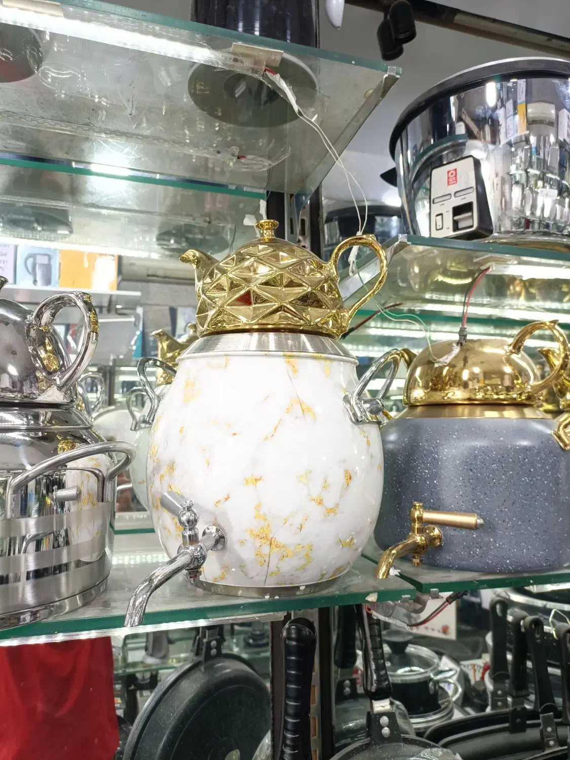 کتری و قوری 6لیتری کف چدنی کورا هوم|قوری، کتری، قهوه‌ساز دستی|تهران, سلسبیل جنوبی|دیوار