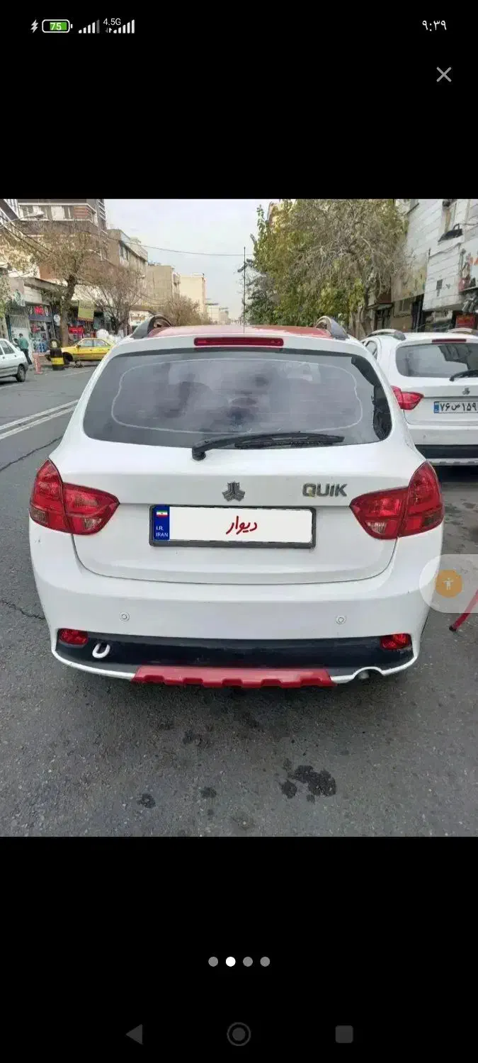 کویک r تمام فول با رینگ اسپرت سفید قرمز|خودرو سواری و وانت|دلیجان, |دیوار