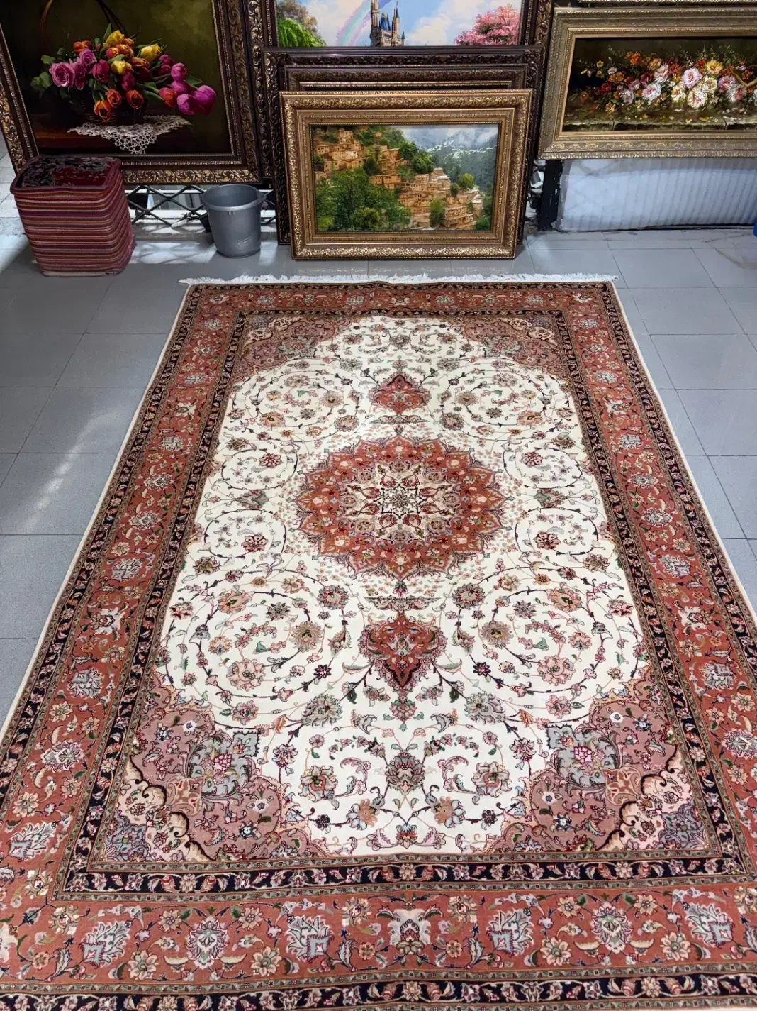 فرش/فرش تبریز/فرش دستبافت|فرش|تهران, بازار|دیوار