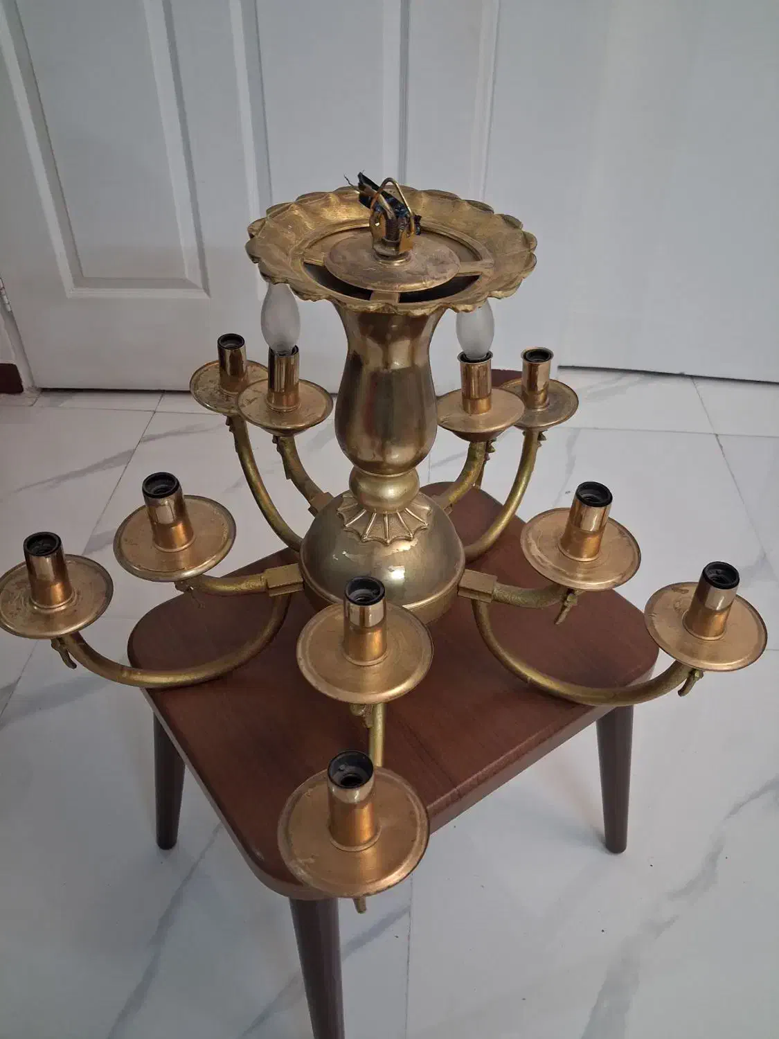 لوستر برنج|لوستر و چراغ آویز|تهران, مسعودیه|دیوار