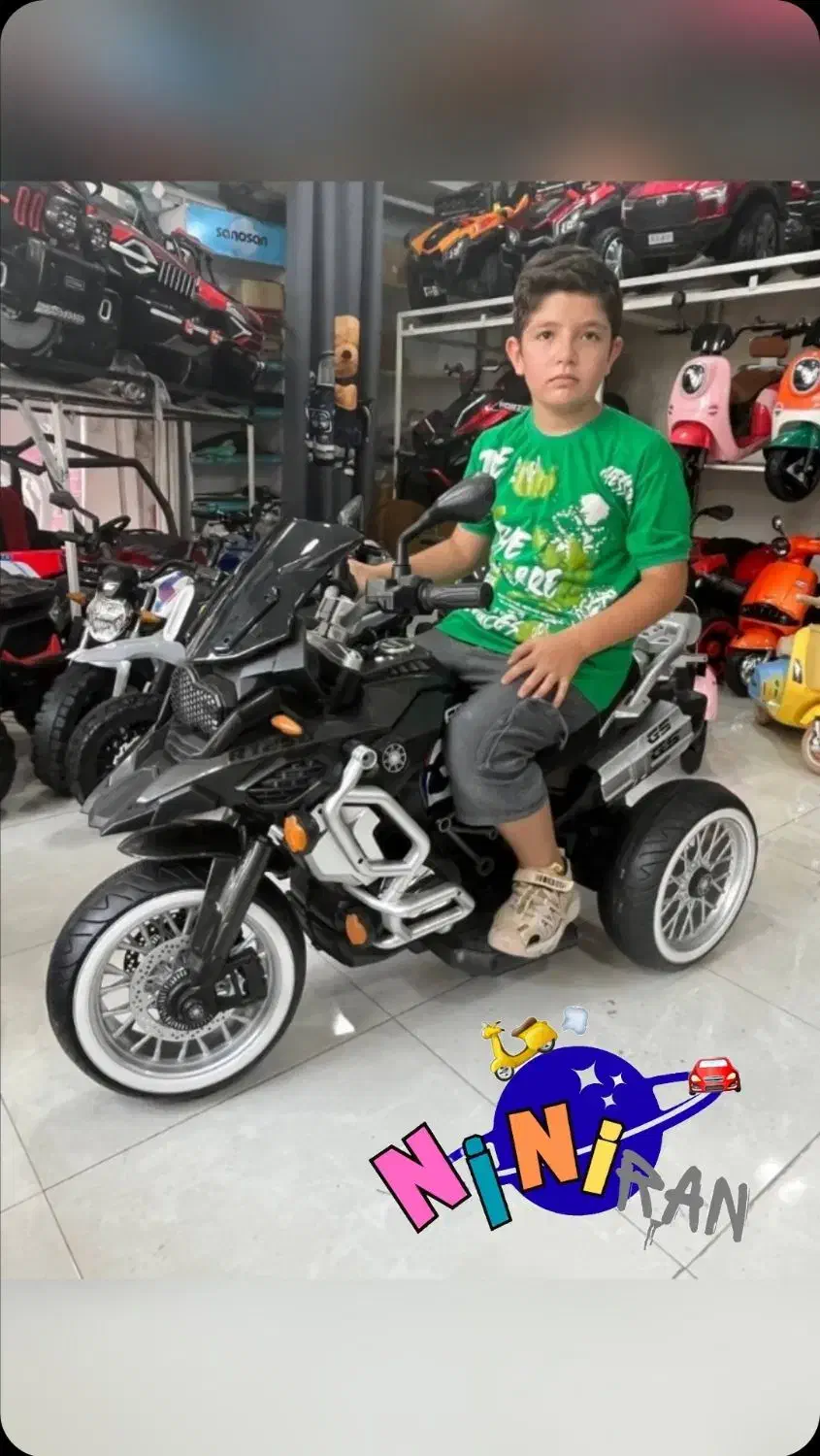 موتور بزرگ سه چرخ/سوئیچ دار/دسته گازخور،اقساط|اسباب‌‌بازی|قزوین, |دیوار