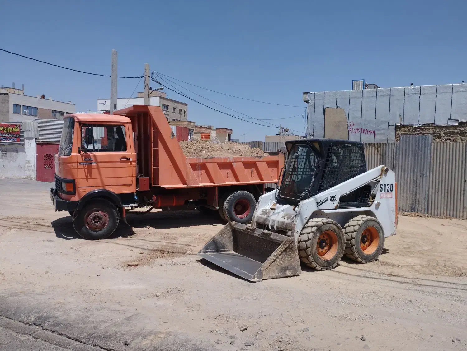 حمل نخاله خاور کمپرسی بابکت ناخاله ماسه شسته شن|خدمات حمل و نقل|شیراز, نصر|دیوار