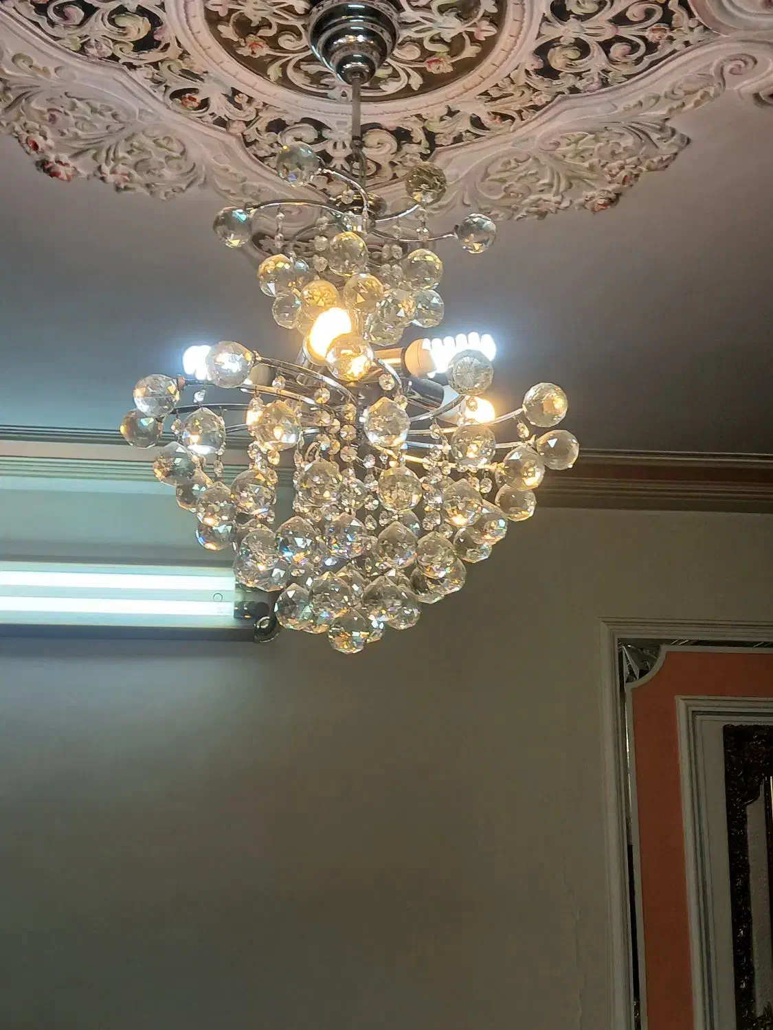 لوستر کریستالی|لوستر و چراغ آویز|پاکدشت, پاکدشت (مامازند)|دیوار