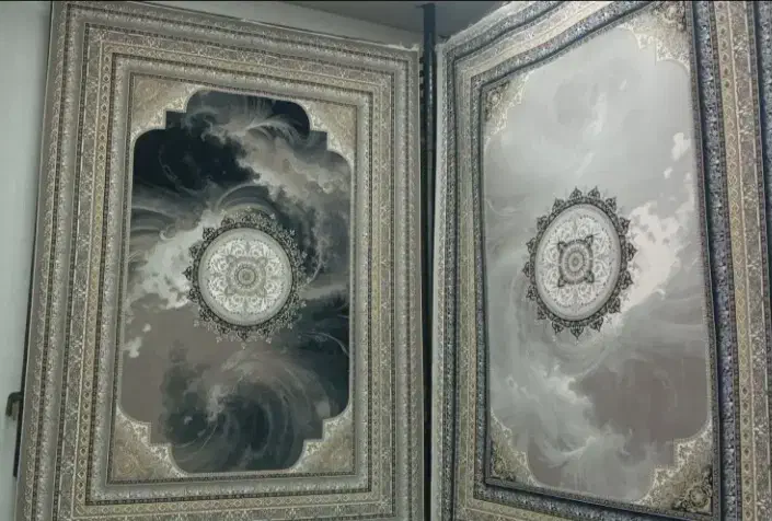 تمام نخ|فرش|آبیک, |دیوار