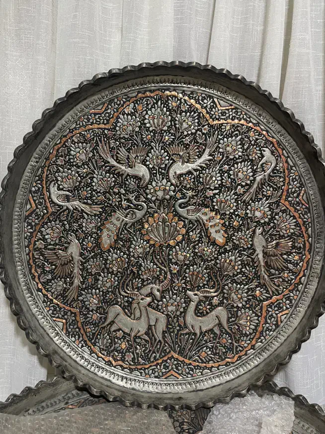 مجمع شکارگاه مسی قدیمی هدیه روز مادر وشب چله|کلکسیون اشیاء عتیقه|تهران, استخر|دیوار