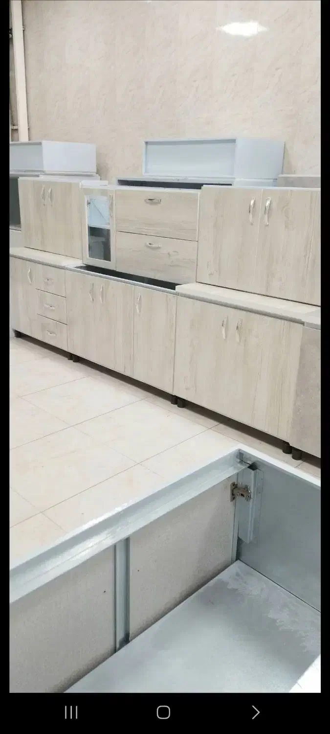 کابینت بدنه فلز درب ام دی اف|مصالح و تجهیزات ساختمان|گرمسار, |دیوار