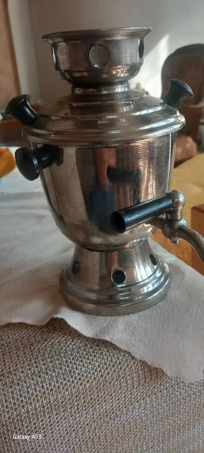 سماور زغالی عتیقه|کلکسیون اشیاء عتیقه|مشهد, نیروی هوایی|دیوار