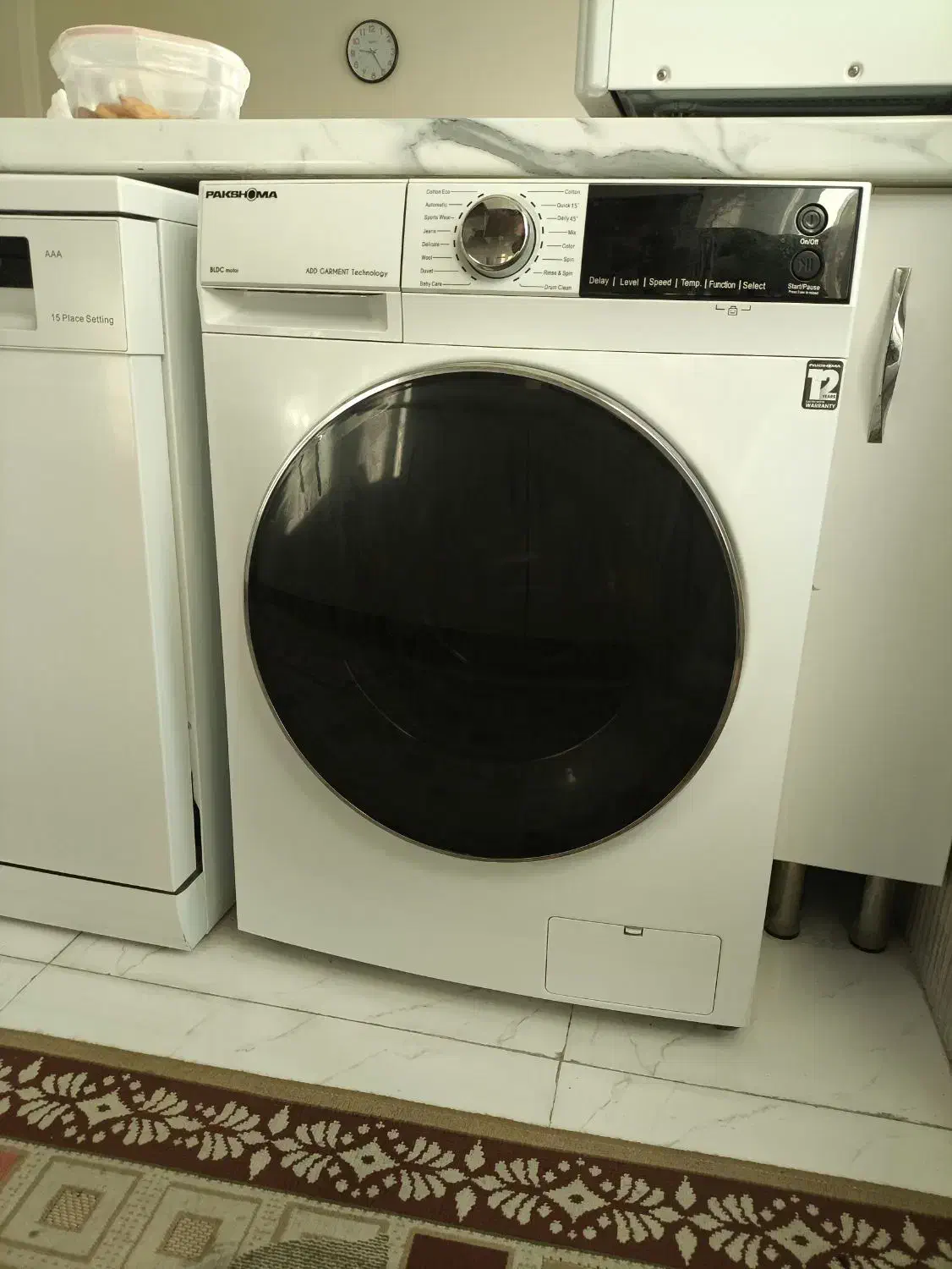 ماشین لباسشویی ۹کیلویی پاکشوما|ماشین لباسشویی و خشک‌کن لباس|کرج, کارخانه قند|دیوار