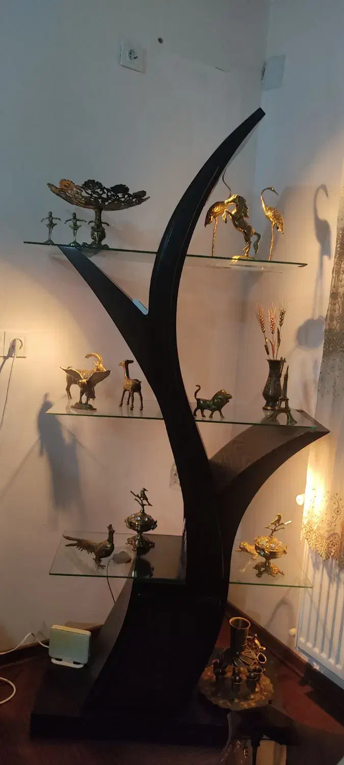 بوفه نخل چوبی|بوفه، ویترین، کنسول|ابهر, |دیوار