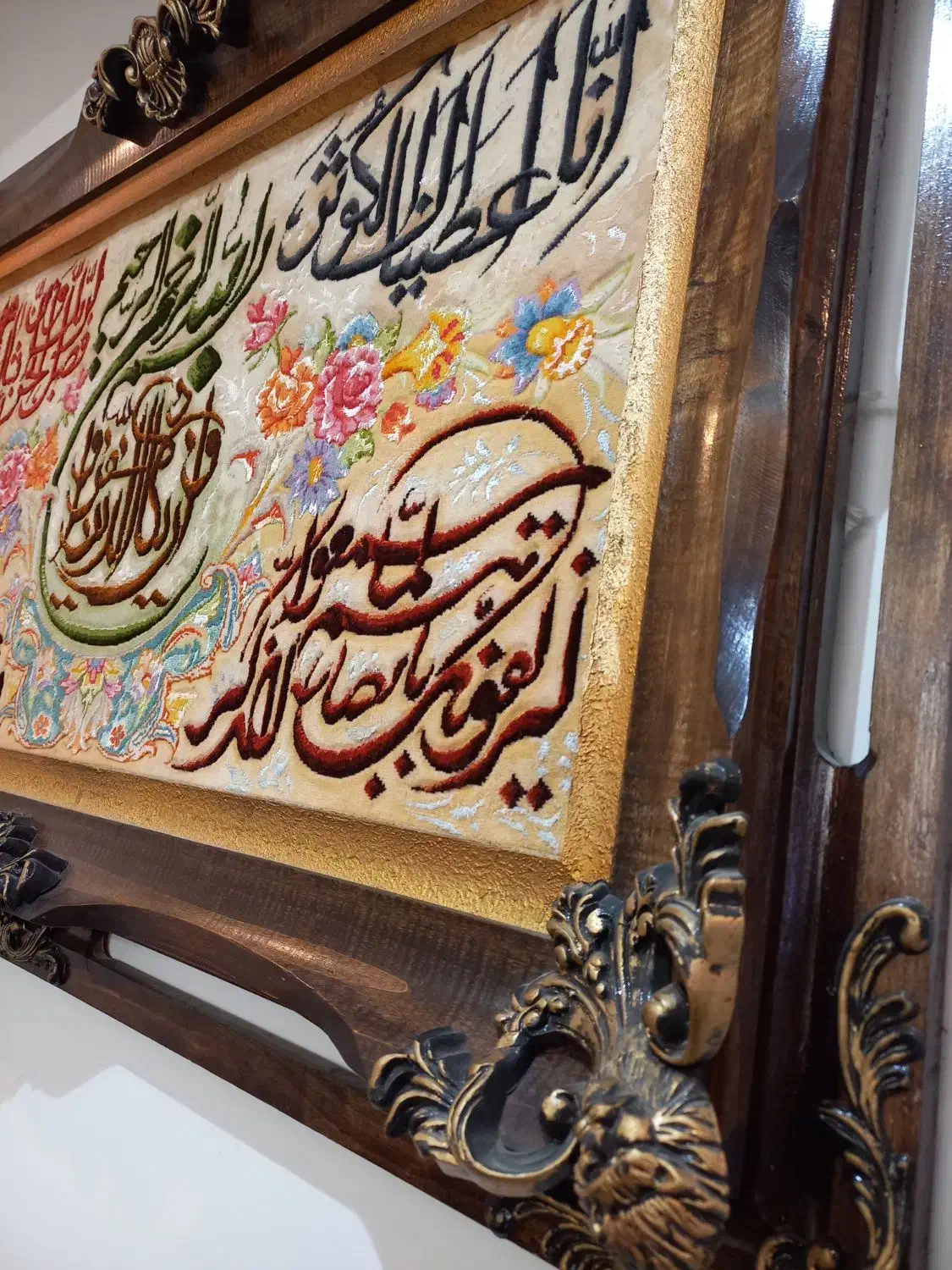 تابلو فرش دستبافت ابریشمی ونیکاد|تابلو فرش|تهران, جنت‌آباد جنوبی|دیوار