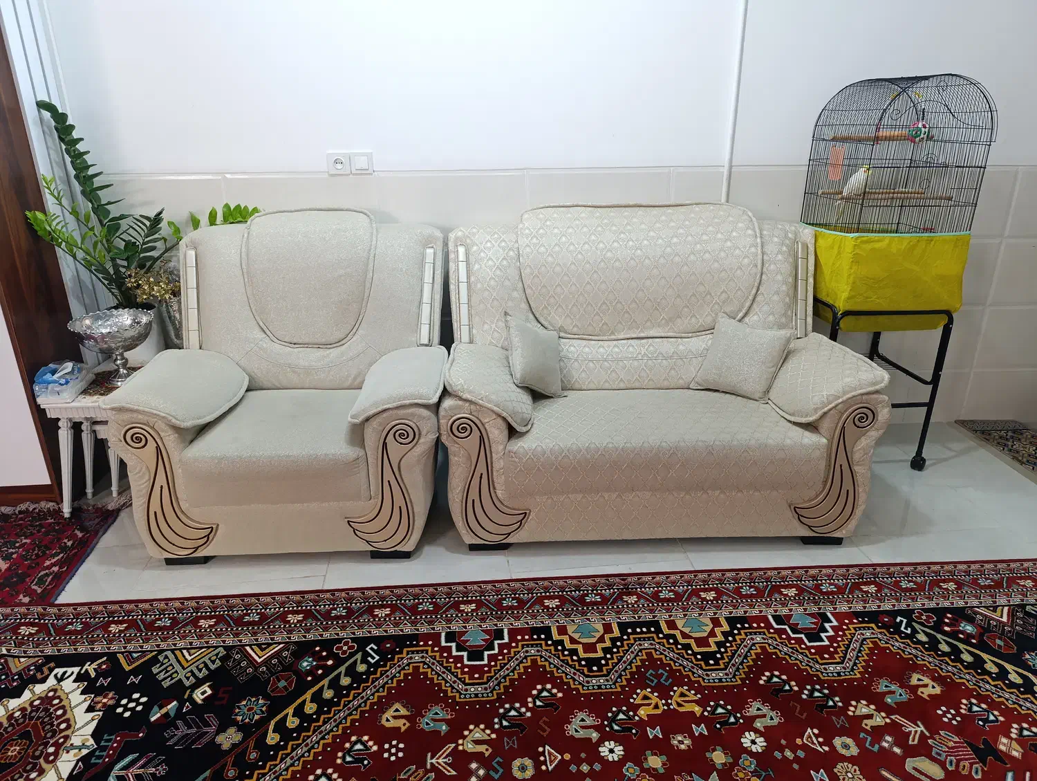 مبل چوبی|مبلمان خانگی و میز عسلی|یزد, |دیوار