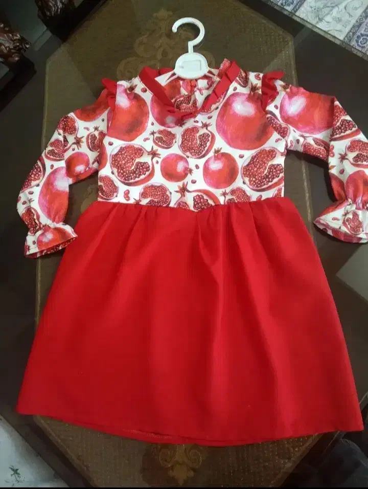 پیراهن یلدایی دخترانه|کفش و لباس بچه|قزوین, |دیوار