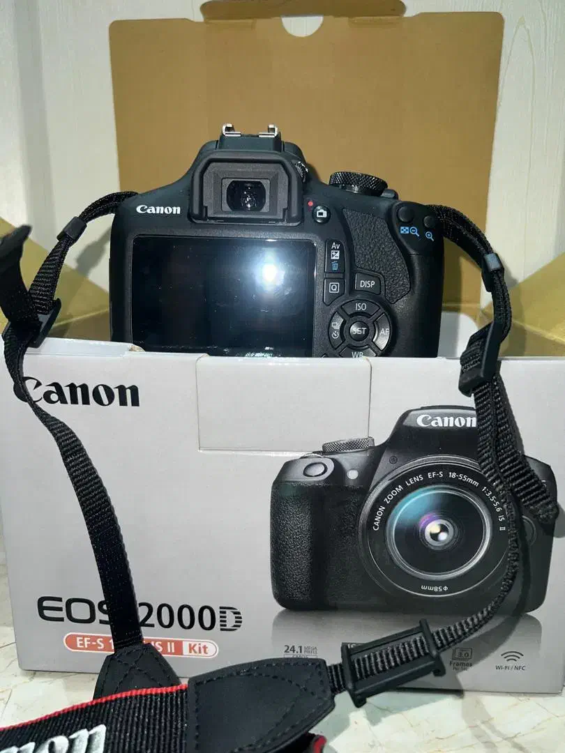 دوربین ef-s 18-55 is ii    canon eos 2000D|دوربین عکاسی و فیلم‌برداری|کرج, عظیمیه|دیوار