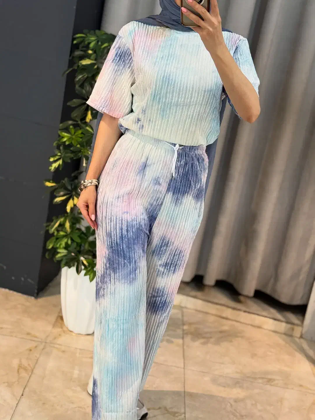 ست تیشرت و شلوار /خارجی/چین پلیسه|لباس|جهرم, |دیوار